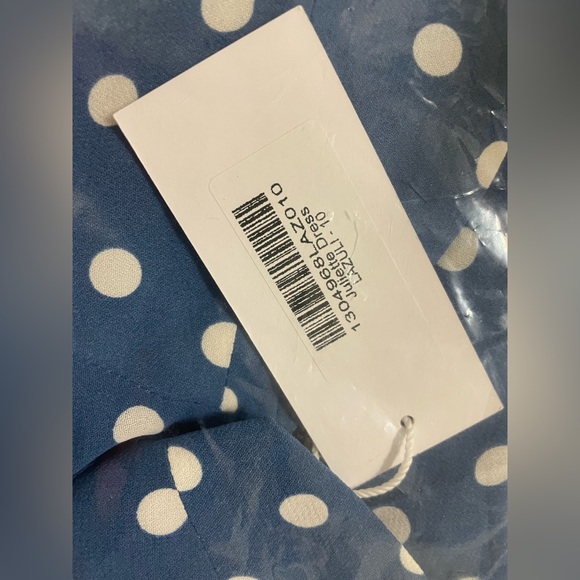 NWT Reformation Juliette Dress Lazuli 💙 - Picture 8 of 8